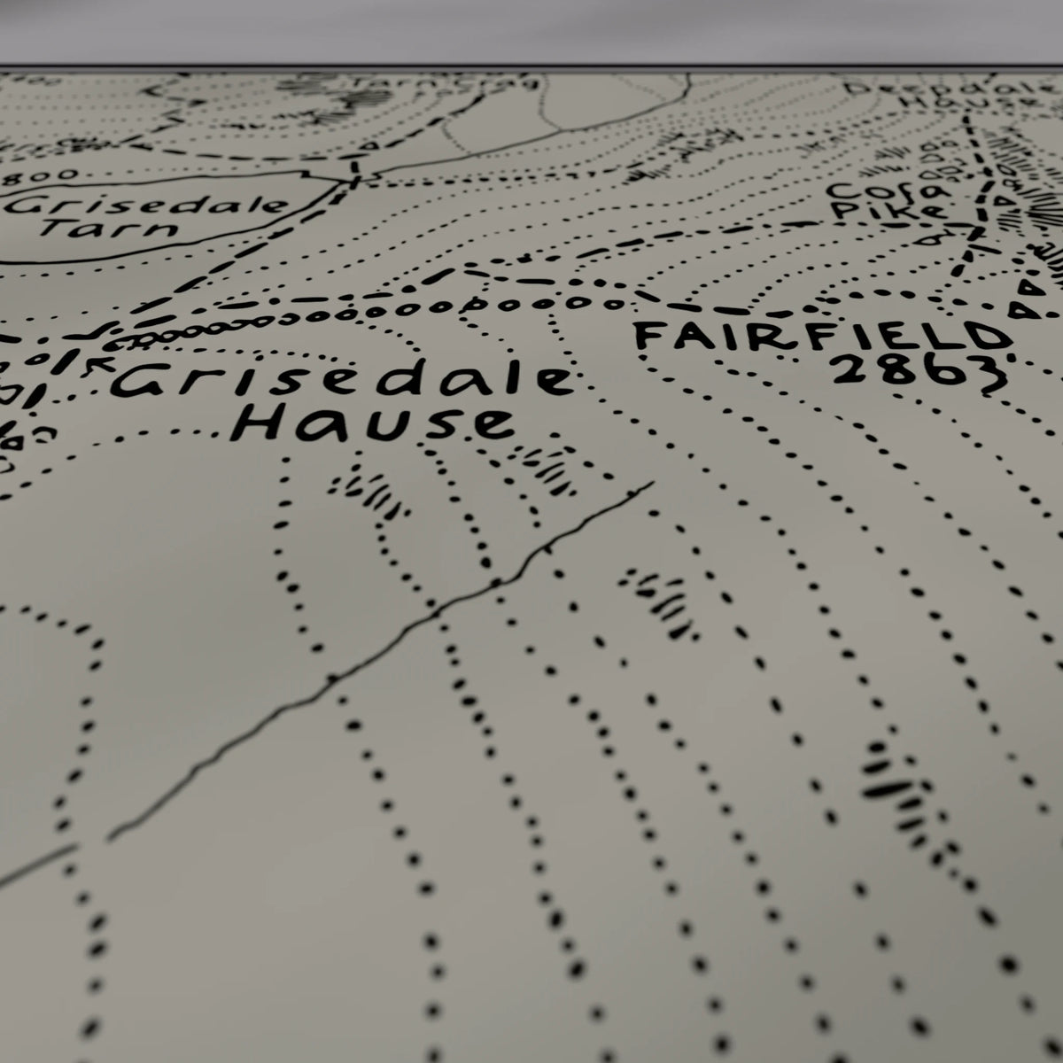 The Fairfield Horseshoe (Ivory & Black) - 21x29.7 cm / 8x12″